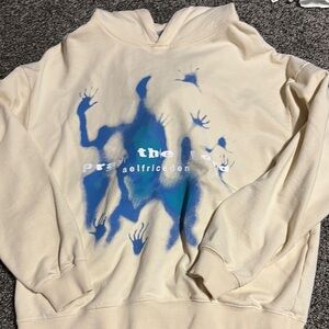 Aelfric Eden Beige Graphic Hoodie